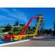 Thrilling Water Park Equipment Rainbow Water Slide Ashland Gelcoat For Race