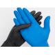 Wholesale blue powder free non medical disposable nitrile glove high quality exam medical rubber gloves