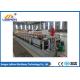 14-16 Rollers Rain Gutter Making Machine Color Steel Coil Material Speed 8-12m/min
