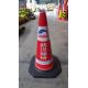 THot Selling Soft PVC rubber base traffic cone road safety cone PVC Reflective Tape Variability High Quality Rubber Safe