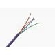 24AWG Solution Cat5e Network Cable HDPE PVC 100Mhz PVC Copper UTP