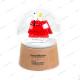 65mm Snoopy Custom Made Wooden Base Snow Globe Cartoon Souvenir Snow Ball Globe Gift