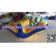 0.9mm PVC Tarpaulin Inflatable Water Park Toys , Yellow Inflatable Water Rocker