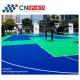 0.8mm Vertical Deformation and Level 1 Flame Retardancy Silicon PU Flooring for Basketball