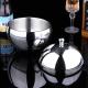 Round Ball Shape Stainless Steel Insulated Ice Buckets With Lid And Handle