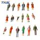 1:30 ABS plastic scale model painted figures 6cm for model building materials