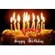 OEM Spiral Birthday Candles With Chandelier Holder Smokeless 5 Min Burning Time