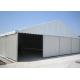 Metal Sidewalls Industrial Warehouse / Storage Tents With Shutter Door
