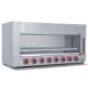 Commercial Kitchen Table Top Infrared Ray Gas Salamander Oven with Stainless Steel Body