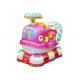 Cute Whale Pink Train Kiddie Ride Machines With Time Controller