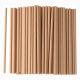 Environmental Biodegradable Paper Drinking Straws Brown Colour For Coffee