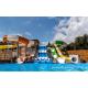 ODM Theme Aqua Park Entertainment Rides Amusement Water Slide for Kids