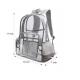 Waterproof Transparent PVC Ladies Travel Backpack With Multiple Compartments