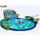 Customized Kids Funny Inflatable Water Toys 0.55MM PVC tarpaulin for the slides