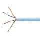 Low Smoke Zero Halogen Cat6 Lan Cable , 4X2X23 AWG Cat 6 UTP Cable