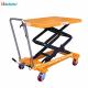 150kg Hydraulic Manual Lift Table / Manual Scissor Lift Platform For Super Market