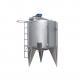 PU Insulation Cylindrical 5000l SS Water Storage Tank  Air Tight