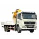 SHACMAN L3000 Crane Cargo Truck 4x2 Small Crane Truck 210hp Euro II