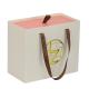 Eco Friendly Rigid Cardboard Sliding Drawer Gift Boxes With Ribbon Handle