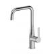 360 Degree Rotatable Front Window Single Lever Mixer Tap For Kitchen Chrome