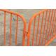PVC Coating Orange Color Construction Safety Barriers Security Movable Road Barriers