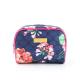 Waterproof Canvas Material Floral Printed Pouch Cosmetic Bag Custom
