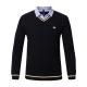 Guangzhou Business Office Sweater Knit Pullover Embroidery Formal Polo Neck