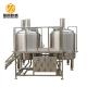 300L 2 Vessels 304 / 316 Micro Beer Brewing Equipment Particle Adjustable Rolling Crusher