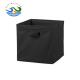 Black 33H Foldable Cardboard Nonwoven Storage Box
