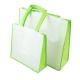 Portable Recycling Custom Non Woven Tote Bags Non Toxic Good Breathability