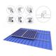 Framed Anodized Aluminum 6005 Solar Panel Mid Clamps