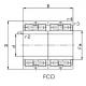 Rolling Mill Bearings: Four-Row Cylindrical Roller Bearings FCD4673250