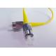 FC / UPC - FC / UPC Fiber Optic Patch Cord High Performance With Yellow Boot