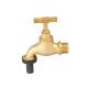 Abrasion Proof Water Brass Bibcock Valve 1/2inch Brass Outdoor Faucet