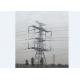 Four Legged Electric Transmission Tower Tubular Angle Steel Tower