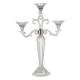 Custom Craft Decorations Wedding Crystal Candle Holder 3 Arm Glass Candelabra
