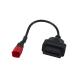 Motorcycle OBD1 to OBD2 Adapter Cable 6 Pin OBD Diagnostic Cable Customized Length