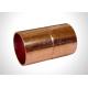 Copper Tube Coupling Refrigeration Pipe Fittings Long Service Life