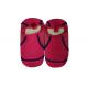 Red Color 2mm Neoprene Snorkeling Fin Sock Anti Slip For Women Watersports