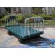 Blue Airport Luggage Trailer Seamless Steel 42 X 4 mm Tow Bar CE Standard