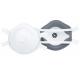 White Disposable Respirator Mask , FFP2V Dust Mask For Industrial Field