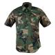 Men's Short Sleeve Formal Dress Shirt for Outdoor Functions in Polyester/Cotton