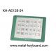 Dust Proof Rugged Industrial Metal Keyboard for Gas Station , CNG / LPG
