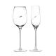 New Design Diamond Decoration Personalized Clear Crystal Wine Glass Glass Gift