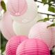 Hot sale pink chinese handmade paper lantern