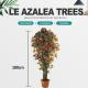 2.5m Landscape Real Touch Artificial Flowers Green Azalea Tree