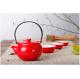 Lantern type tea sets cups with teapot