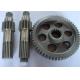 copper, brass, bronze gear shaft for machine, machinery parts customized small module pinion spur gear shaft
