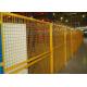 Indoor Warehouse Safety Fences , Security Steel Fencing 1.5-3m Width