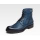 Lace Up Mens Ankle Boots Wear Resistant Casual Mens Leather Cowboy Boots